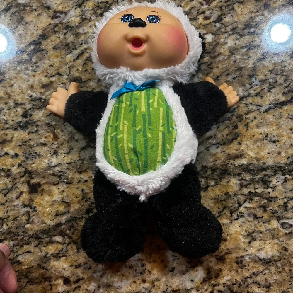 Cabbage Patch Kids Cuties Duck and Panda Plush Dolls 9 Inch‎ Lot of 2 2015 2016